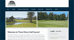 Desktop Screenshot of 3riversgolfcourse.com