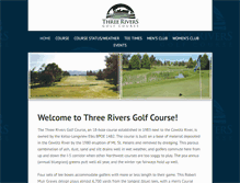 Tablet Screenshot of 3riversgolfcourse.com